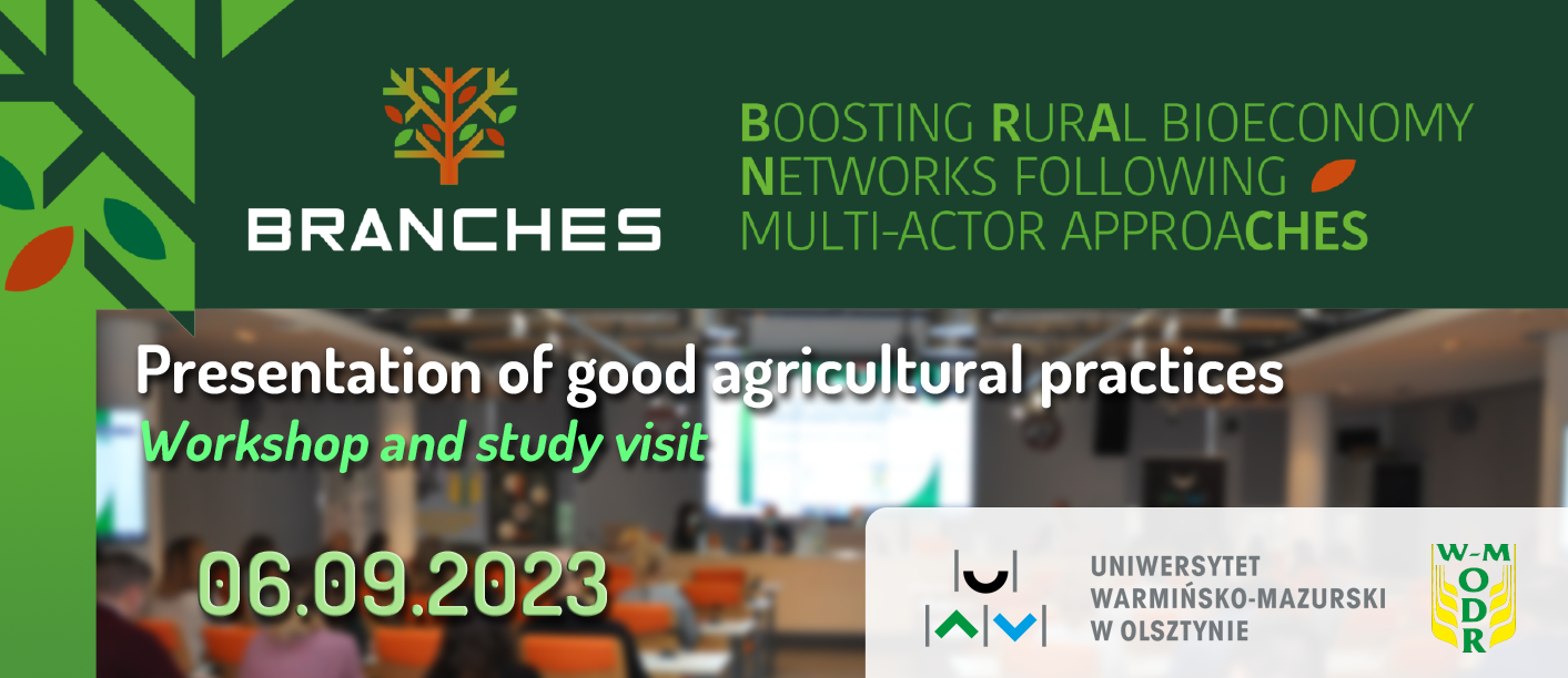 Presentation of good agricultural practices – workshop and study visit 06.09.2023